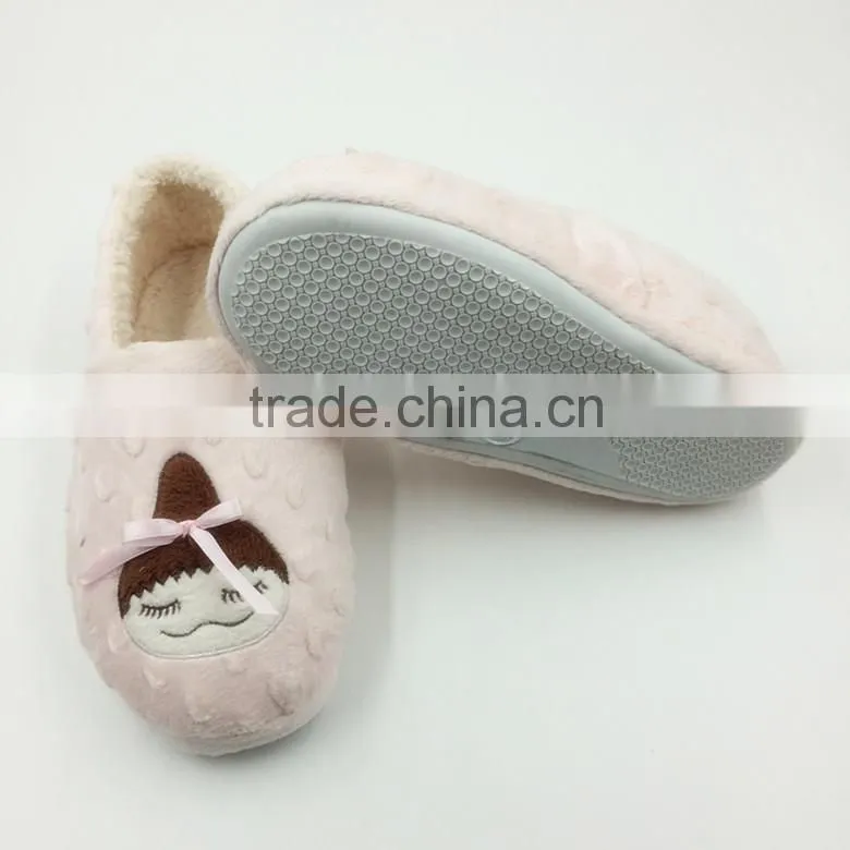 The beat price High quality Comfortable Warm baby cute girls Winter Slippers hot sale