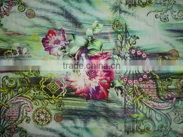 100% Cotton Digital Printed Fabric