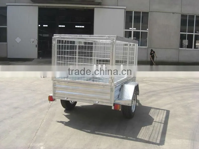 All galvanized chassis cargo trailer