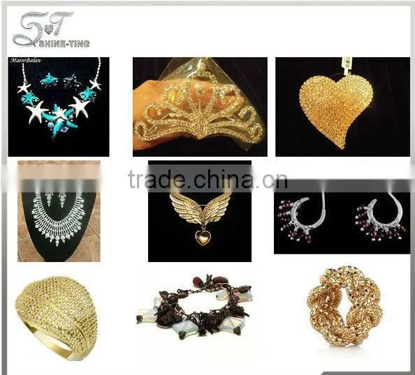 long chain navy blue pearl necklace with alloy pendant for women
