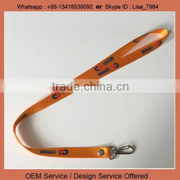 Cheap custom polyester lanyard screen printing lanyards