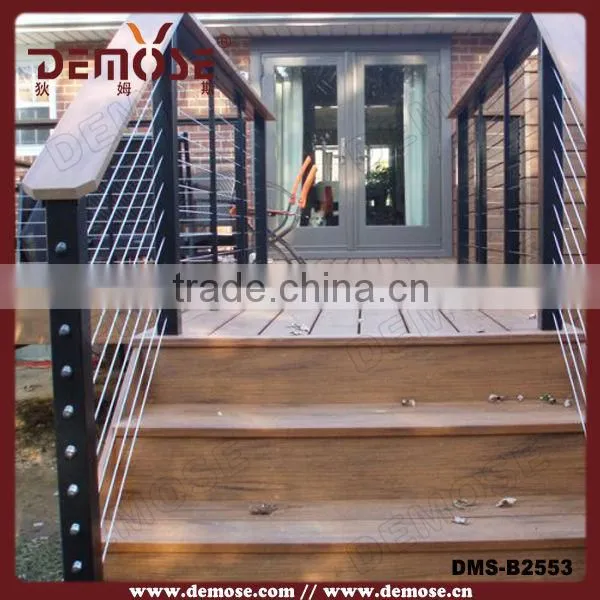antique wood porch railing kits/steel cable railing/mild steel handrail