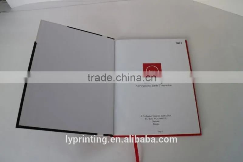 High quality hardcover notebook, diary book printing