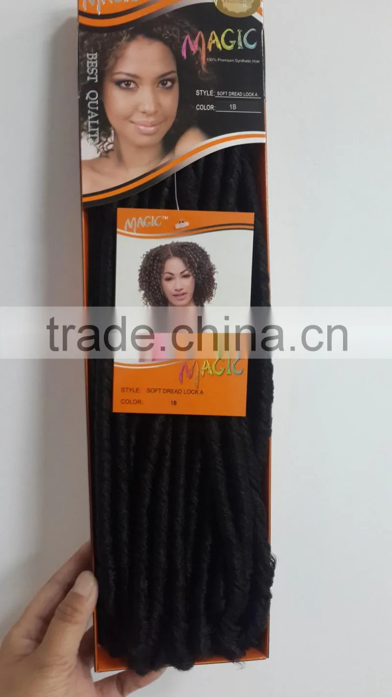 wholesale cheap price synthetic hair extensions hard or soft dreadlocks weave