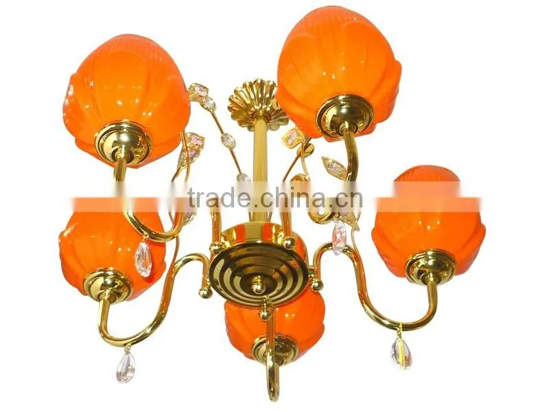 2014 decorative European style glass chandelier with crystal