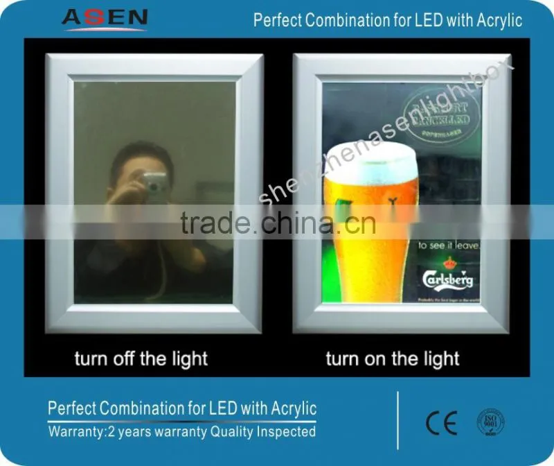 led ultrathin magic mirror light box