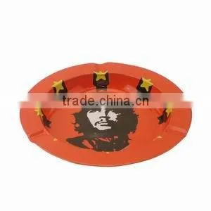 Round shape Ashtray Tin Box