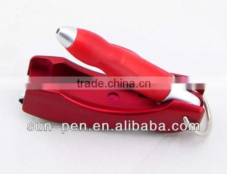 folding multi-funtional pen with nail clipper