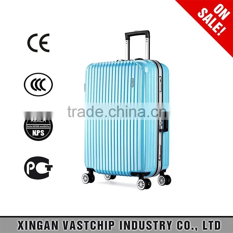 China manufacturer cases anti-shock waterproof hard plastic teenage luggage