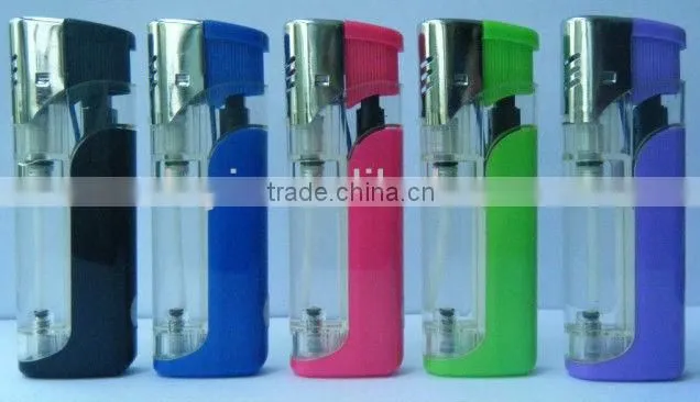 windproof led lighter with flash and high quality