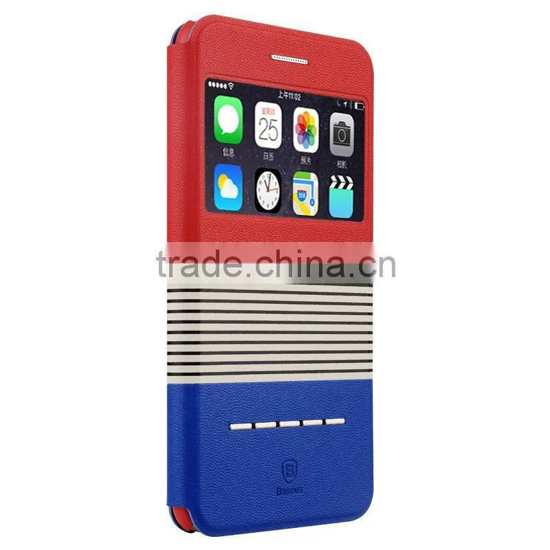 Baseus Stripes Pattern Smart Sliding Function cover for iphone 6 plus