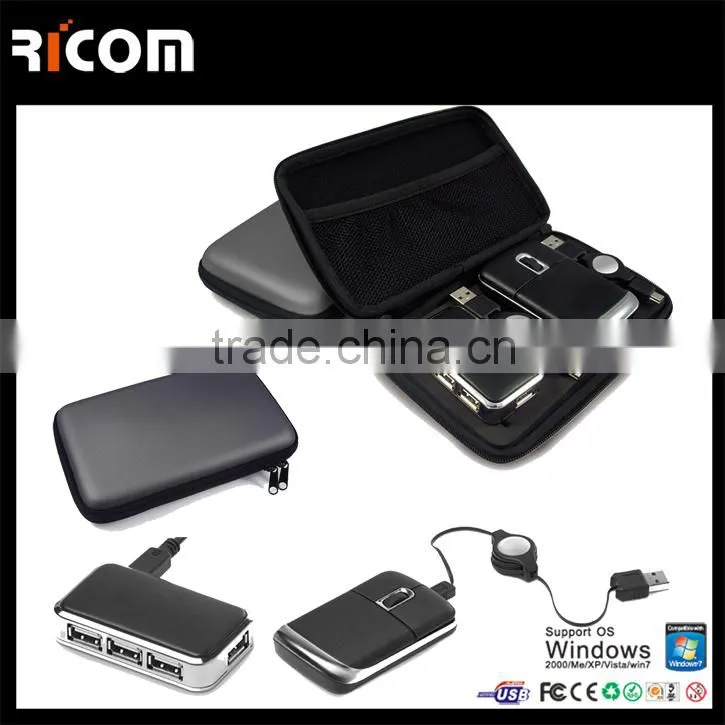 Ricom leather travel set,leather gift set travel kit,leather wholesale travel set--Shenzhen Ricom