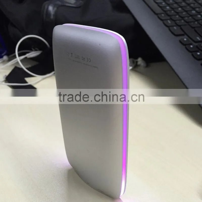 best price new power bank 6000mah power bank, smart power bank with Colorful Light , intelligent power bank