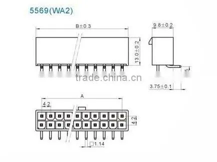 8-pin molex power connector