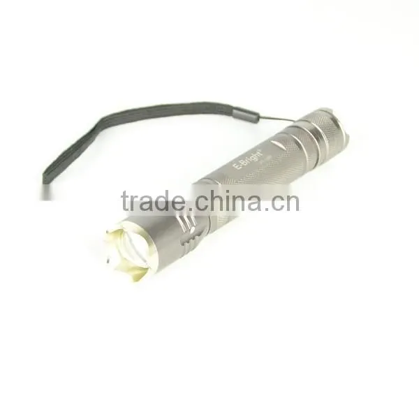 High Power Camping LED flashlight rechargeable battery solar flashlight