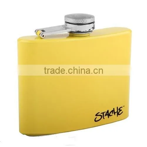 2 - 6 oz Metal Body Material hip flask
