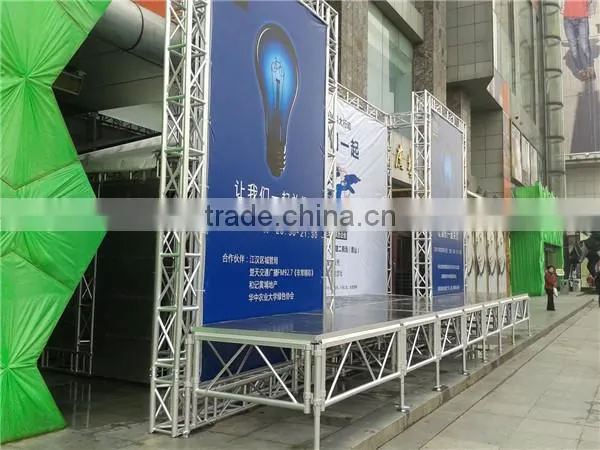 1.22*1.22m 1.22*2.44m Customized Adjustable Stage Platform