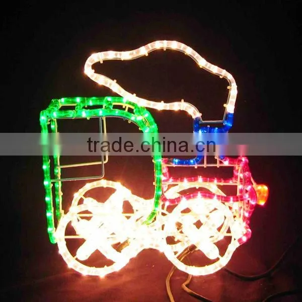 2d motif led outdoor lights trains christmas /led decor for christmas