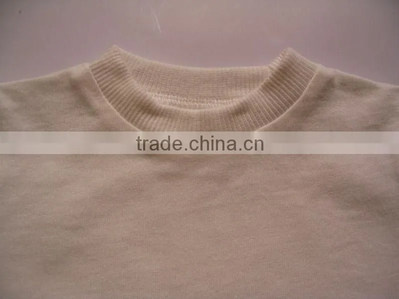 Good Quality O Neck Baby Cotton Plain White T-Shirt