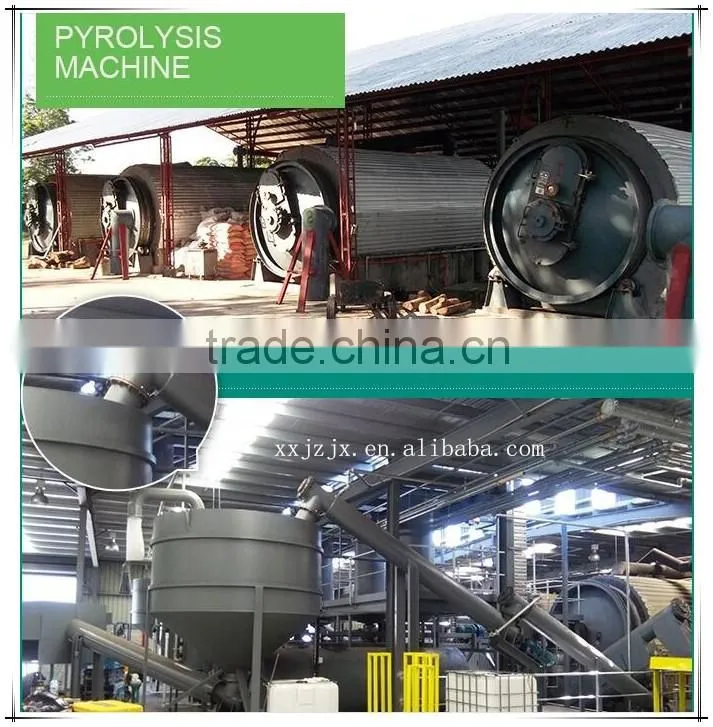 Waste tyre pyrolysis machine to oil with high profitable