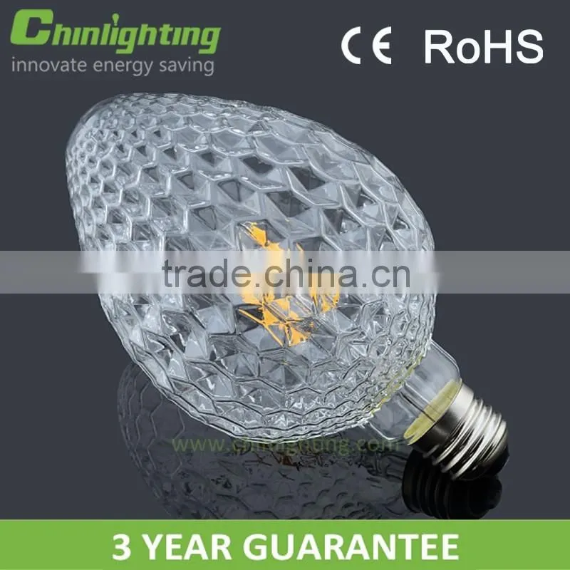 DIY new design filament cob b22 e26 e27 4w led filament bulb