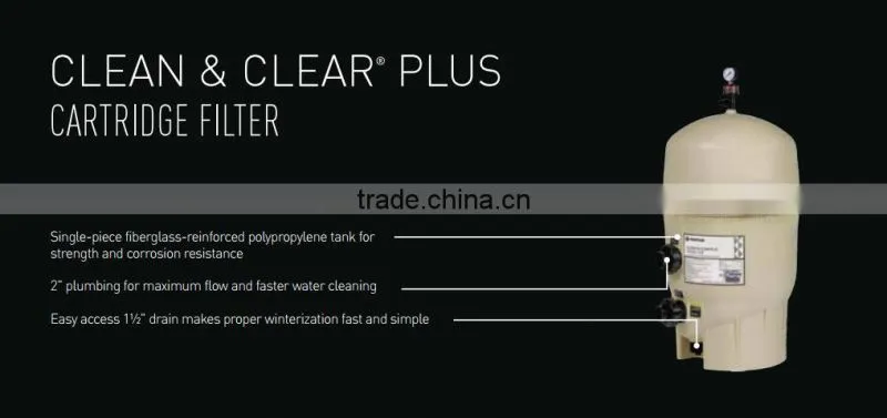 High rate commercial cartridge filter