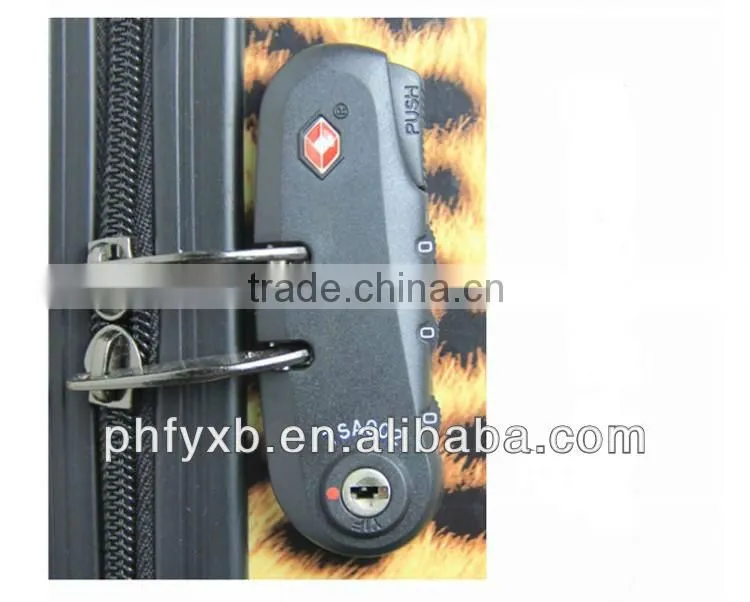 2015 chin factory trolley case 20",24" PC trolley luggage bags with TSA lock and whisper wheels suitcase