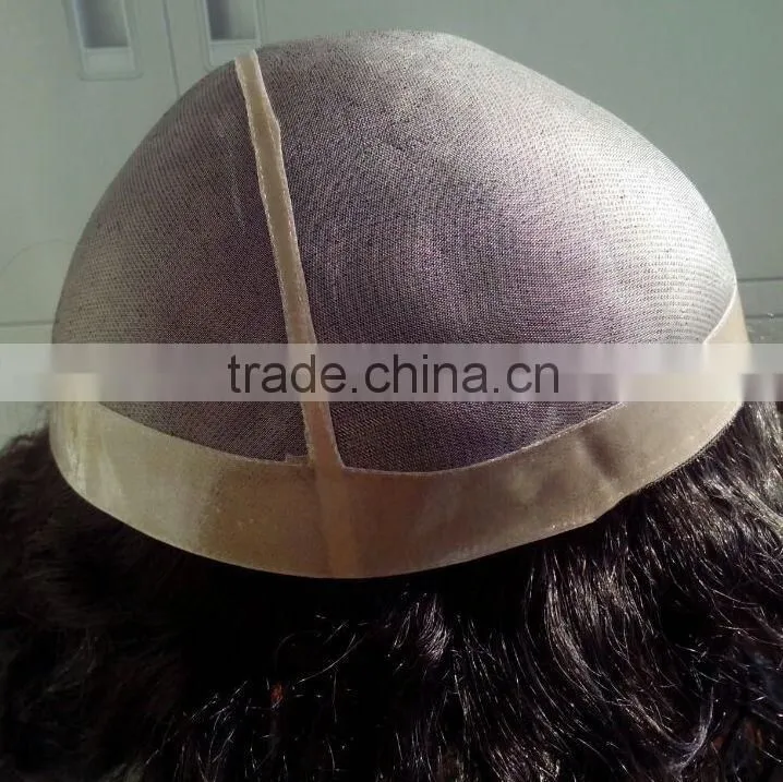 remy hair women toupee super thin skin toupee