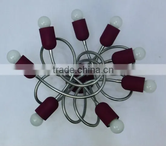 Hot sale special led ceiling lamp design with changing different shapes