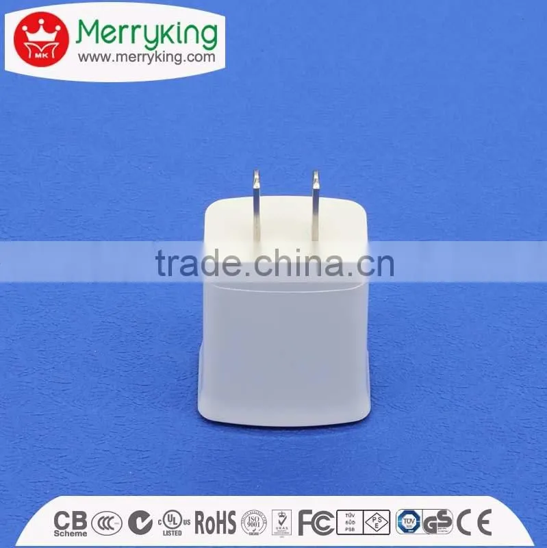 PE bag or White paper box dc 5v usb charger 1.2a 1a 1.5a 2a with pse ul ce