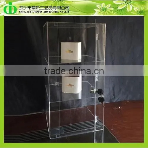 DDC-C023 Trade Assurance Chinese Factory Wholesale SGS Test Lockable Acrylic E-cigarette Cabinet
