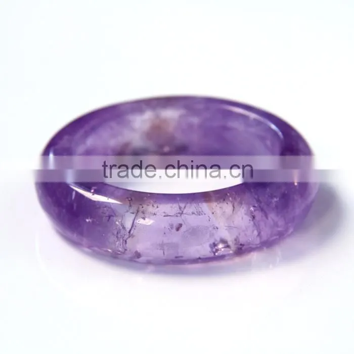 China new design fashion amethyst crystal wristband