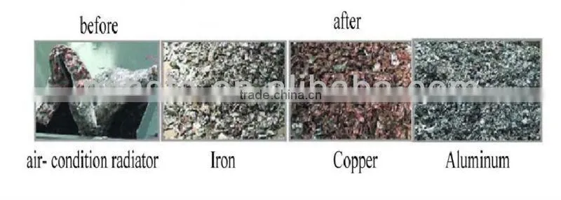 radiator recycling machine/copper extraction machine/waste radiator separating machine 0086-150-9309-3205