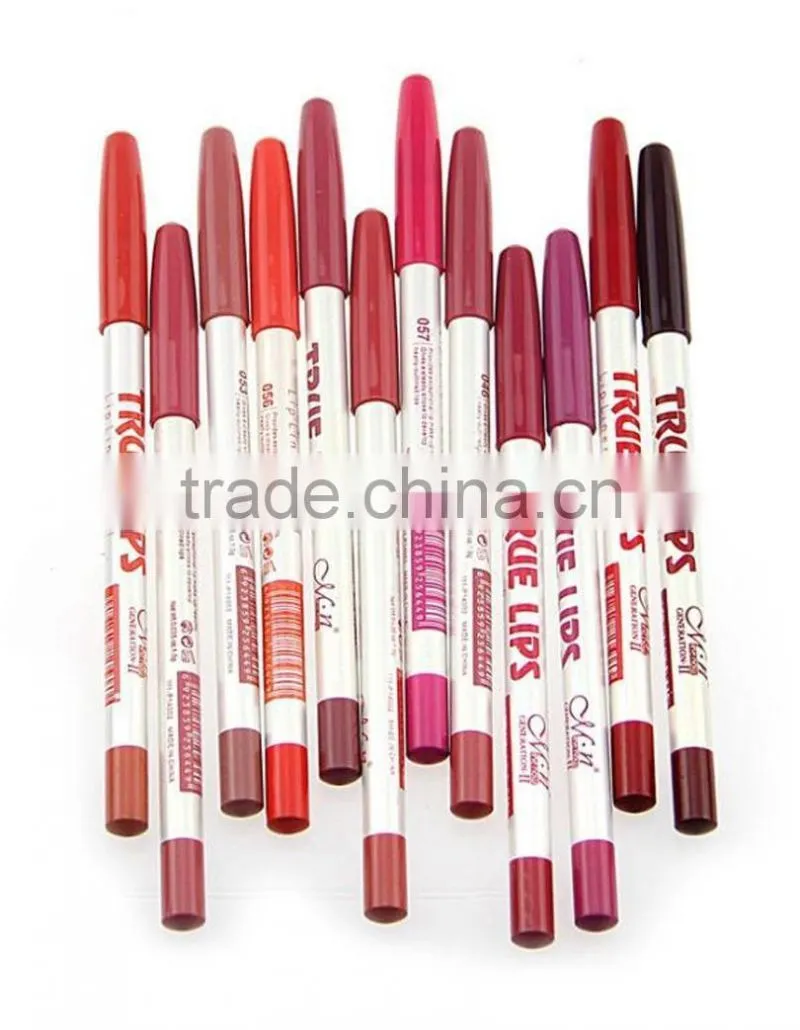 Menow P14002 Waterproof Lip Liner Pencil Women's Professional Long Lasting Lipliner 12pcs/set