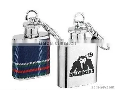 Good!shaped stainless steel 2oz flask mini
