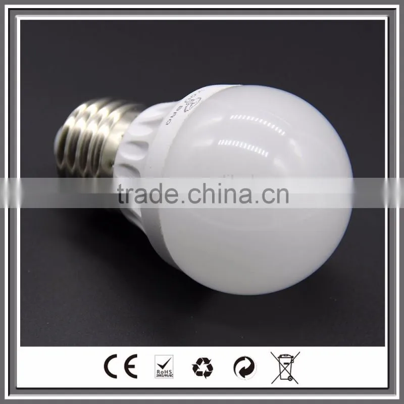 G45 6w e27 500 lumen led bulb light with CE RoHS
