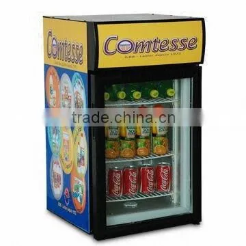 Top selling compressor Energy Drinks Display Fridge 55Litre