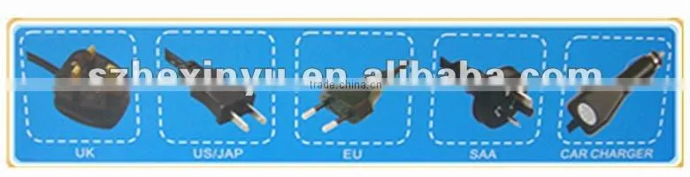 2pcs li-ion 18650 18770 battery ac charger with balck and white color