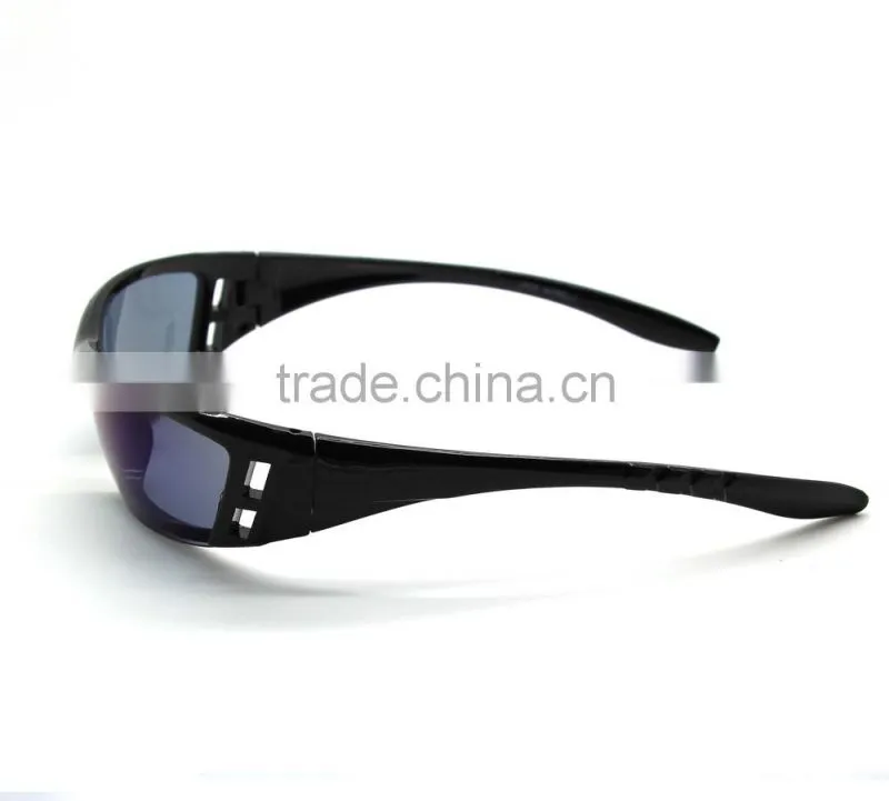 New arrival blue mirror lens sports glasses outdoor cycling sports sunglass