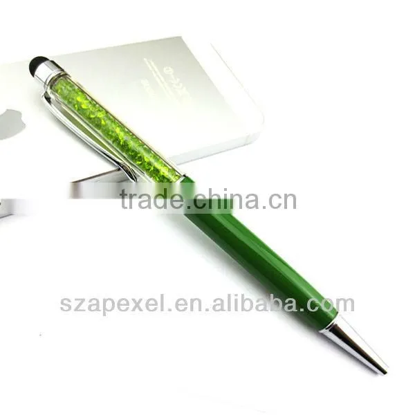 High sensitive conductive crystal touch stylus pen for iPhone,iPad