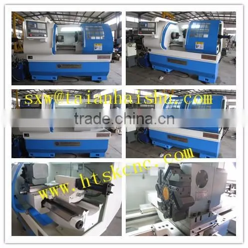 Flat bed CNC lathes for cut metal