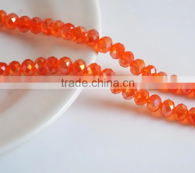 8mm Special design flat crystal beads for home decotaction
