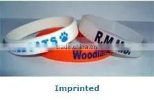 costom charming soft pvc wristband for woman