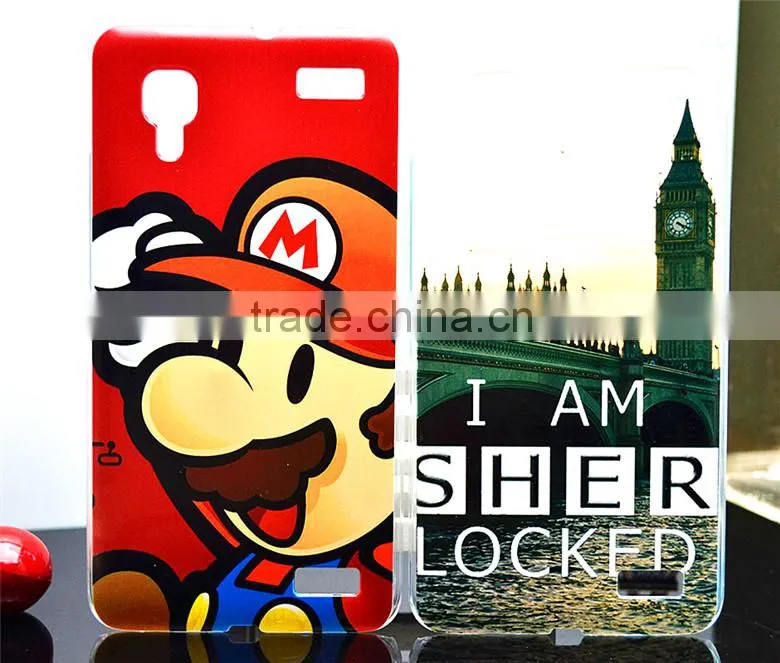 pc/tpu phone case with color Printing style for Vivo X5