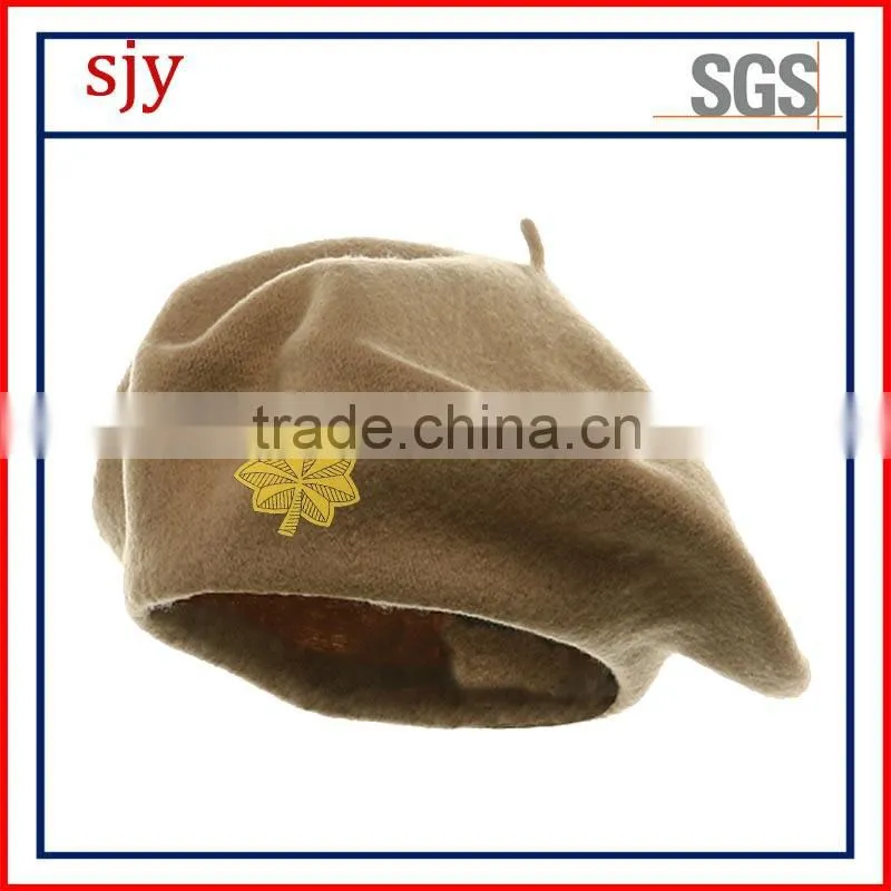 High quality military mens wool beret caps