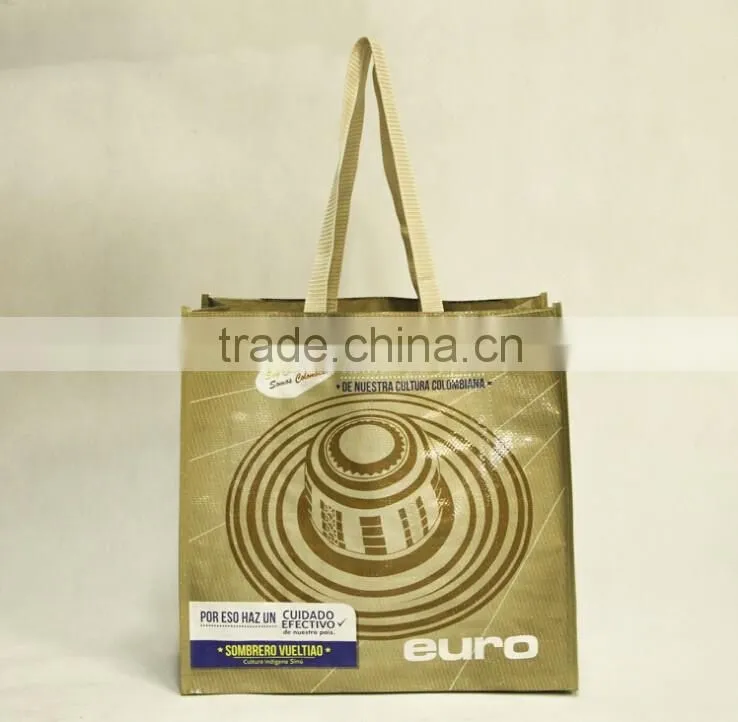 Promotional pp handle durable nice pp shopping bag