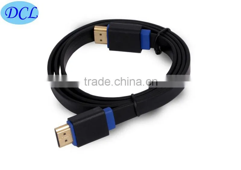 1M Double color HDMI cable with gold plated