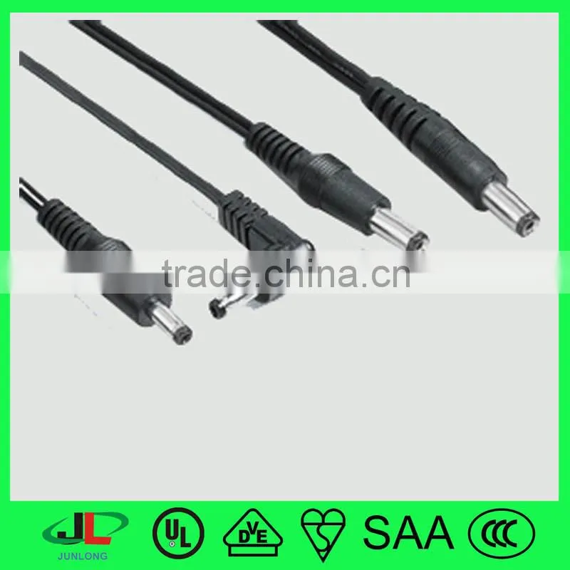 High quality power cable 5.5*2.1mm DC power cable