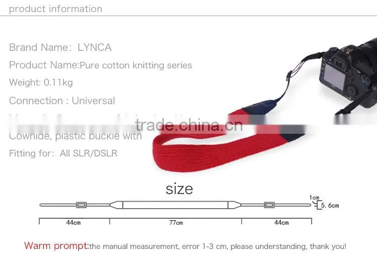 Brand LYNCA Leather Camera Strap Neck Strap Shoulder Strap Camera Accessories Supplier