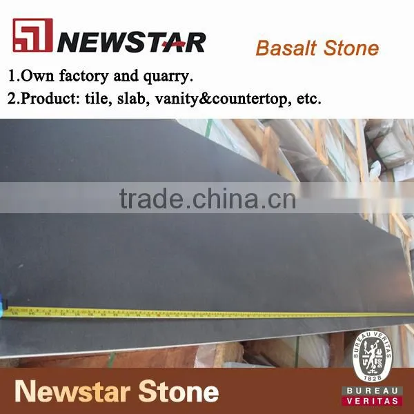 Newstar honed black basalt stone